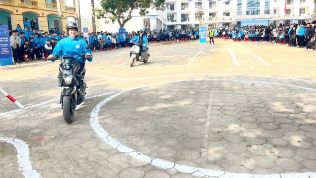 Bắc Ninh: Bồi dưỡng kỹ năng lái xe an toàn cho học sinh
