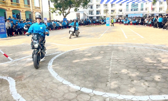Bắc Ninh: Bồi dưỡng kỹ năng lái xe an toàn cho học sinh các trường THPT và cơ sở giáo dục nghề nghiệp